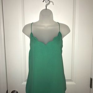 J Crew Scalloped cami in multiple colors